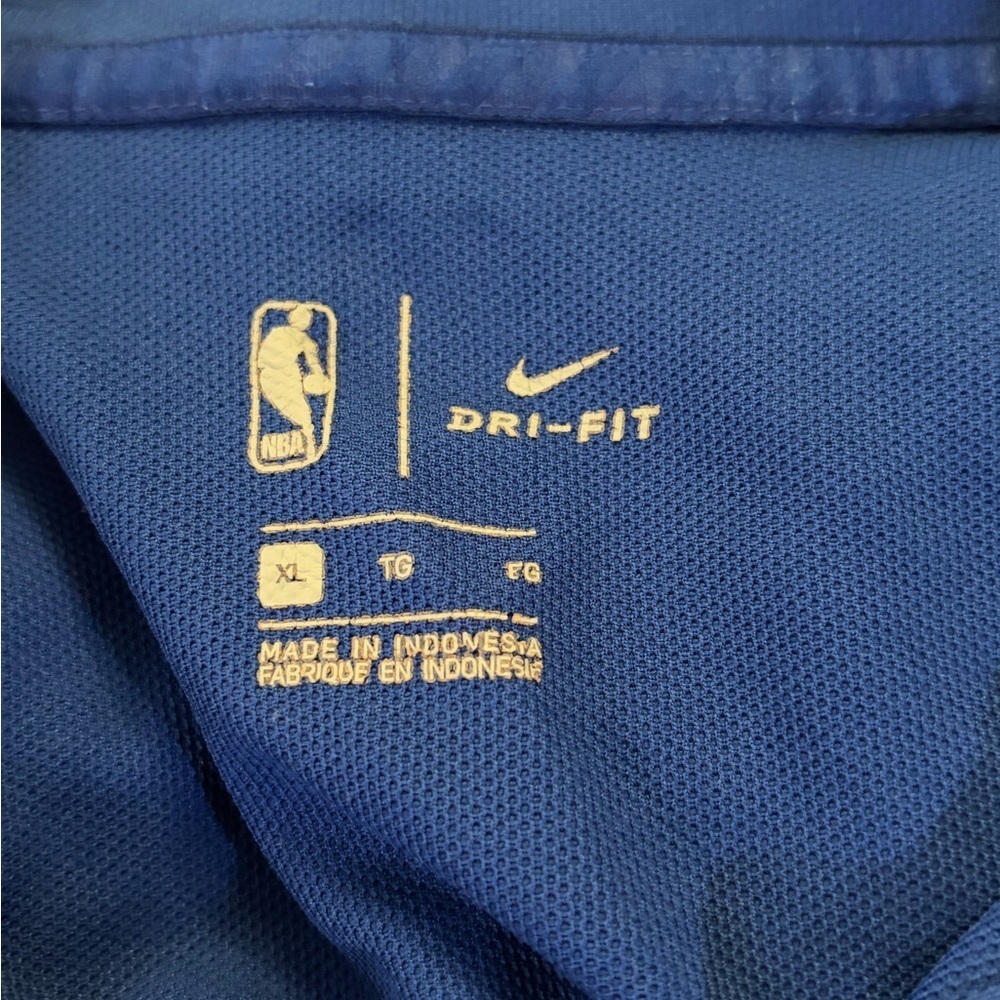 Men’s pre owned NBA Nike LA Clippers blue polo shirt size XL basketball - Picture 2 of 4